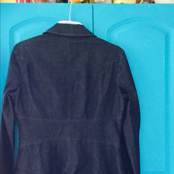 DUSTER VINTAGE BISOU DENIM Charcoal MIDI Distressed NATURALLY - Picture 4 of 10